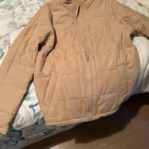 Tan Quilted Jacket